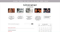 Desktop Screenshot of literaturinhamburg.de